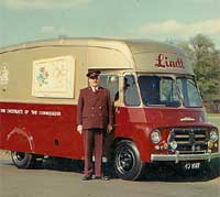 LD chocolate delivery van