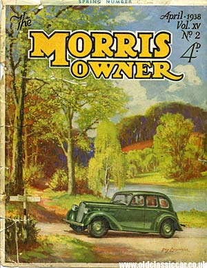 Cover of the Morris owner's magazine from 1938