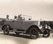 Open top vintage car