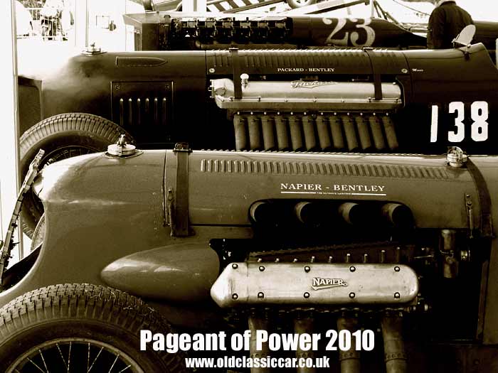 Aero-engined cars at Cholmondeley's Pageant of Power 2010