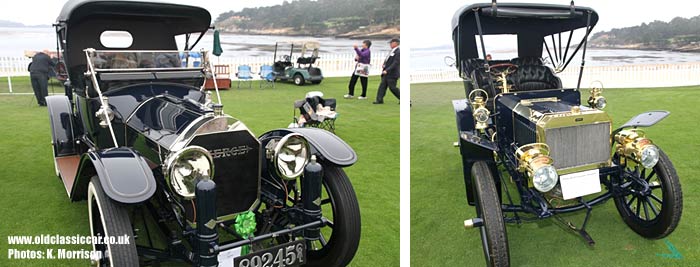 Two Pierce-Arrow motor-cars at Pebble Beach