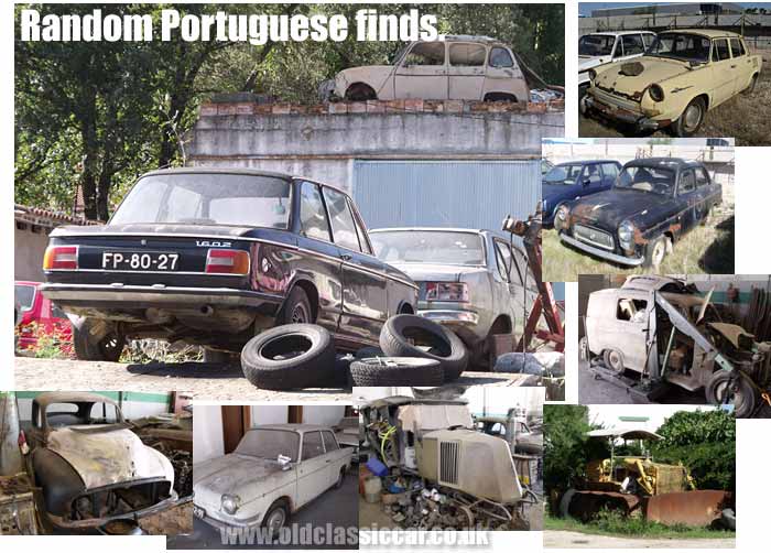 Various old cars requiring work