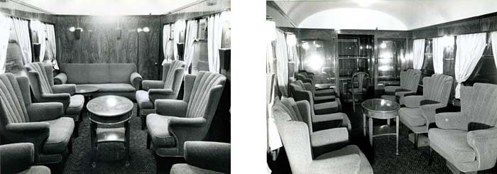 Passenger compartment in the car train