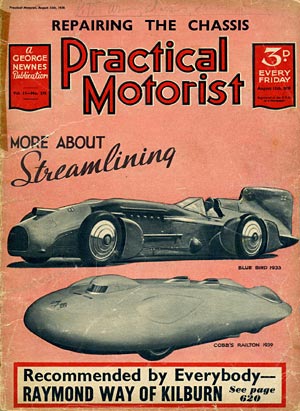 The Railton Special LSR car in 1939