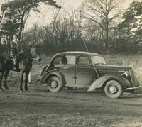 A Morris 10M saloon car