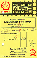 Shell fuel from Annings garage