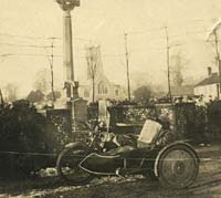 A vintage sidecar in 1923