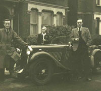 A 1934 Singer Le Mans sportscar