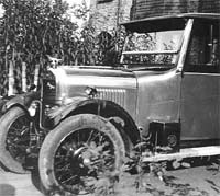 Side view of a Singer Junior car