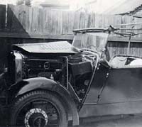 Classic car built in the 1940s