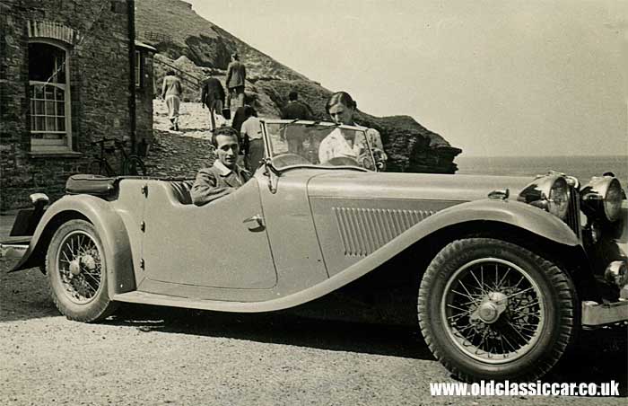 A mid 1930s SS1 tourer car