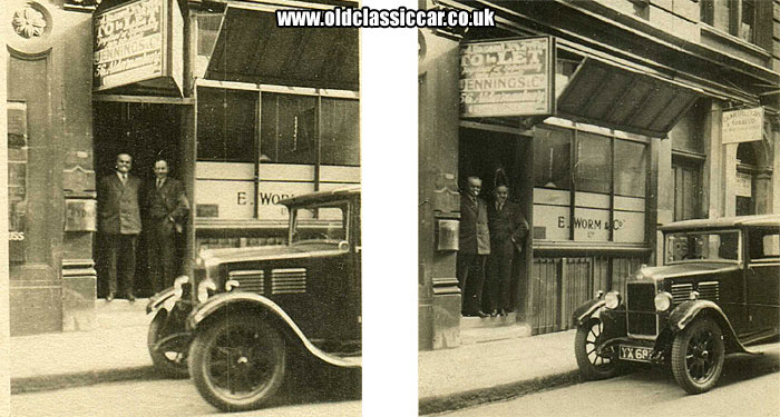 Two views of a '20 Standard 9 car