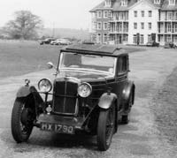 Front view of the Standard 9 Avon Coupe