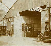 Old Standard car garage