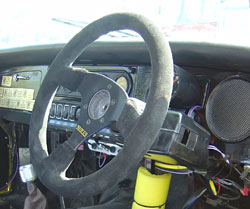 small steering wheel