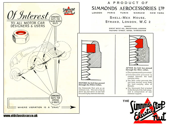 The Simmonds Aerocessories stop nut