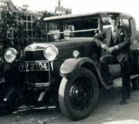 Vintage Sunbeam car photograph