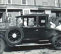 The car's dickey seat in use