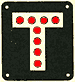 Vintage trailer T plate