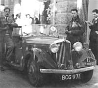 A Talbot 10 sports tourer