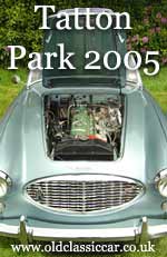 Photographs of cars at Tatton in June 2005