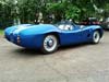 Rear side view of the car