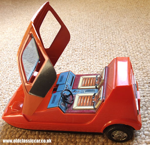 Roof raised on the Bond Bug