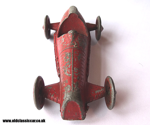 Red Jolly Roger racing car toy