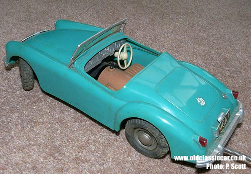 Rear view of the MG