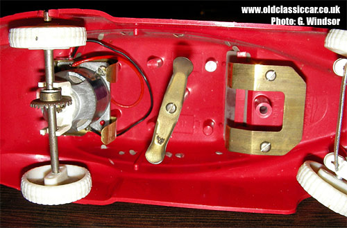 A view of the car's underside