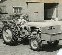 A new Ferguson 35 tractor in 1957