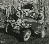 Chester Motor Club trials car in 1952