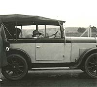 A Triumph Super Seven tourer