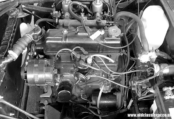 Triumph Spitfire car engine