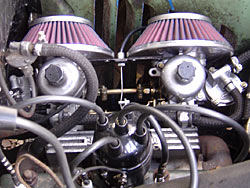 Two carburettors