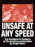 Unsafe at any Speed book cover