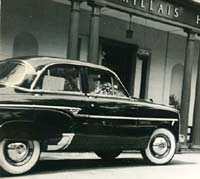 A Vauxhall Cresta of 1955 or 1956