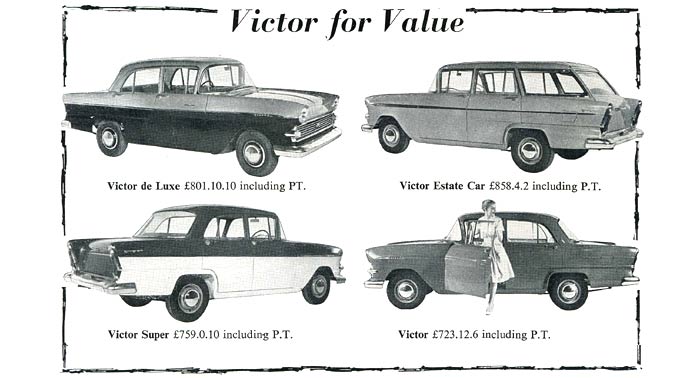 Series 2 Vauxhall Victors for 1961
