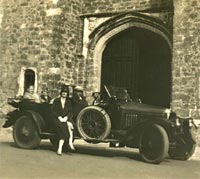 The pre-war Vauxhall parked at Knoll Park in Kent