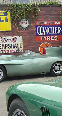Old signs and cars