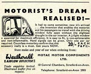 The Weatherall Airflow Deflector
