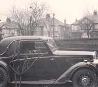 A pre-war Wolseley 12 Coupe