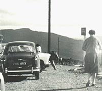 Rear view of a Wolseley 1500 car