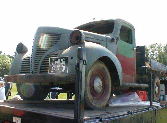 Dodge Fargo flatbed lorry photograph