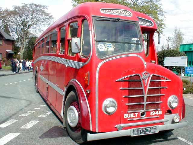 Foden halfcab coach photograph