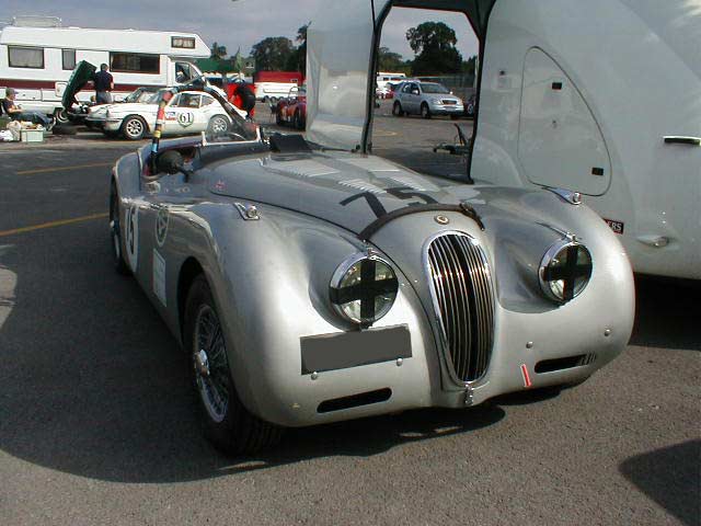 Jaguar XK120 alloy roadster photograph