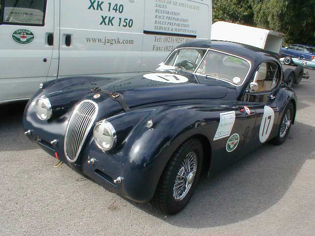 Jaguar XK fhc racer photograph