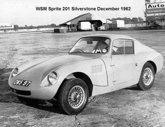 Austin Healey Sprite racing car photograph