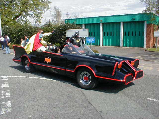 Batmobile original TV car photograph
