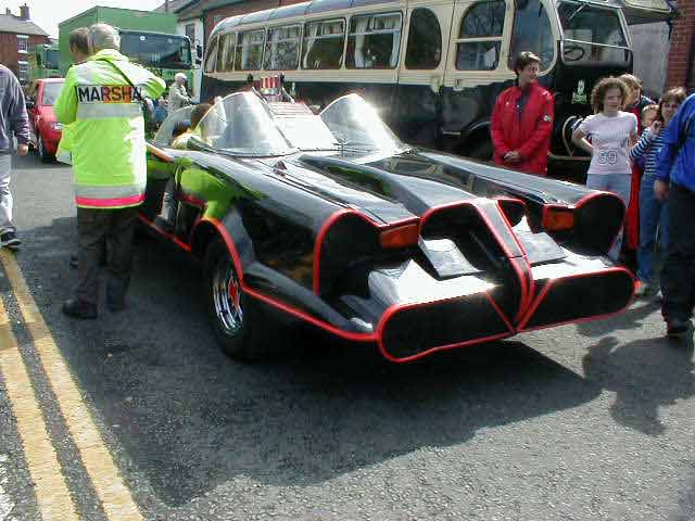 Batmobile original TV car photograph